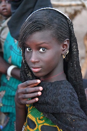 Dívka z Mauritánie