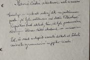 Dopis matky V. Kaprálové České akademii věd a umění z roku 1947