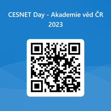 QRCode pro CESNET Day - Akademie věd ČR 2023