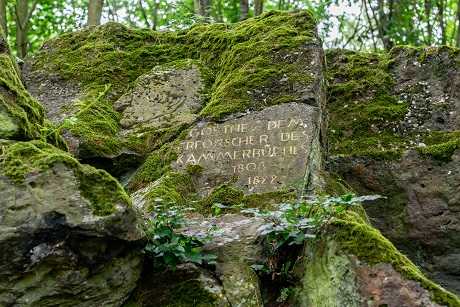 Štola byla věnována J. W. Goethemu.