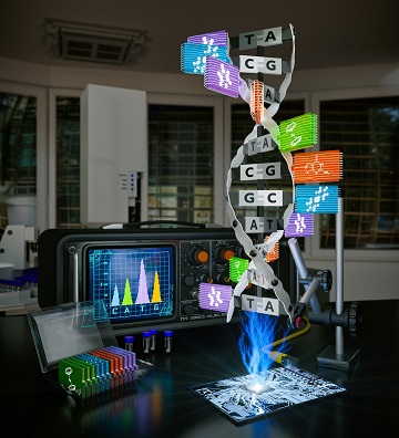 Umělecké ztvárnění elektrochemického značení