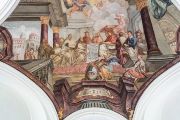 Toskánský malíř a historiograf Giorgio Vasari (1511–1574) ve svém slavném traktátu o umění napsal: „Malba na stěnu je ze všech způsobů, které malíři používají, …