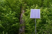 Do rašeliniště uprostřed pralesa umístili vědci fotovoltaické panely.