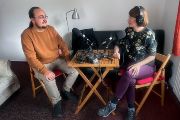 Botanik Ondřej Mudrák a autorka podcastu Jitka Kostelníková