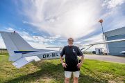 Visitors had the opportunity to fly out with the founding figure of Czech aerial archaeology, Martin Gojda from the Institute of Archaeology of the CAS, Prague. He has logged more than a thousand flight hours.