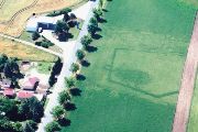 From the air, passengers caught sight of several long-vanished field fortifications that were once part of a defensive line built in the summer of 1813 against the threat of an invasion by Napoleon’s army.