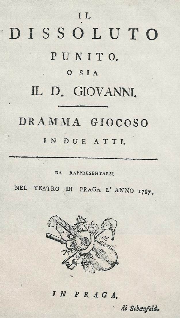 Don Giovanni - libreto