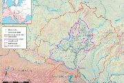 Prostorový rozsah agroklimatických rekonstrukcí a archeologických dat. 