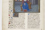 Christine Pizan jako spisovatelka, Iluminace z rukopisu Město dam (Livre de la cité des dames) od Christine de Pizan, 1450, Bibliothèque nationale de France, sign. Français 609.