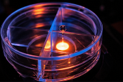 In vitro modely využívají fluorescenční mikroskopii k analýze vlivu očních přípravků na povrch oka.